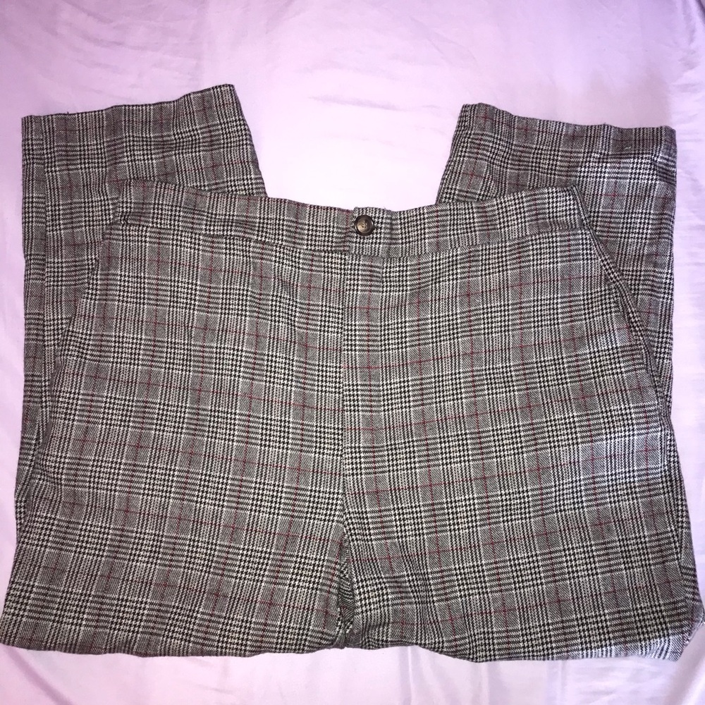 PLAID PANTS